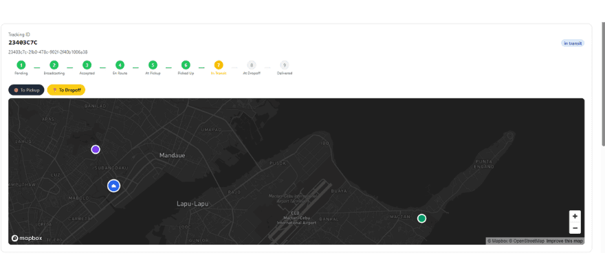 ALiN Move live tracking app preview