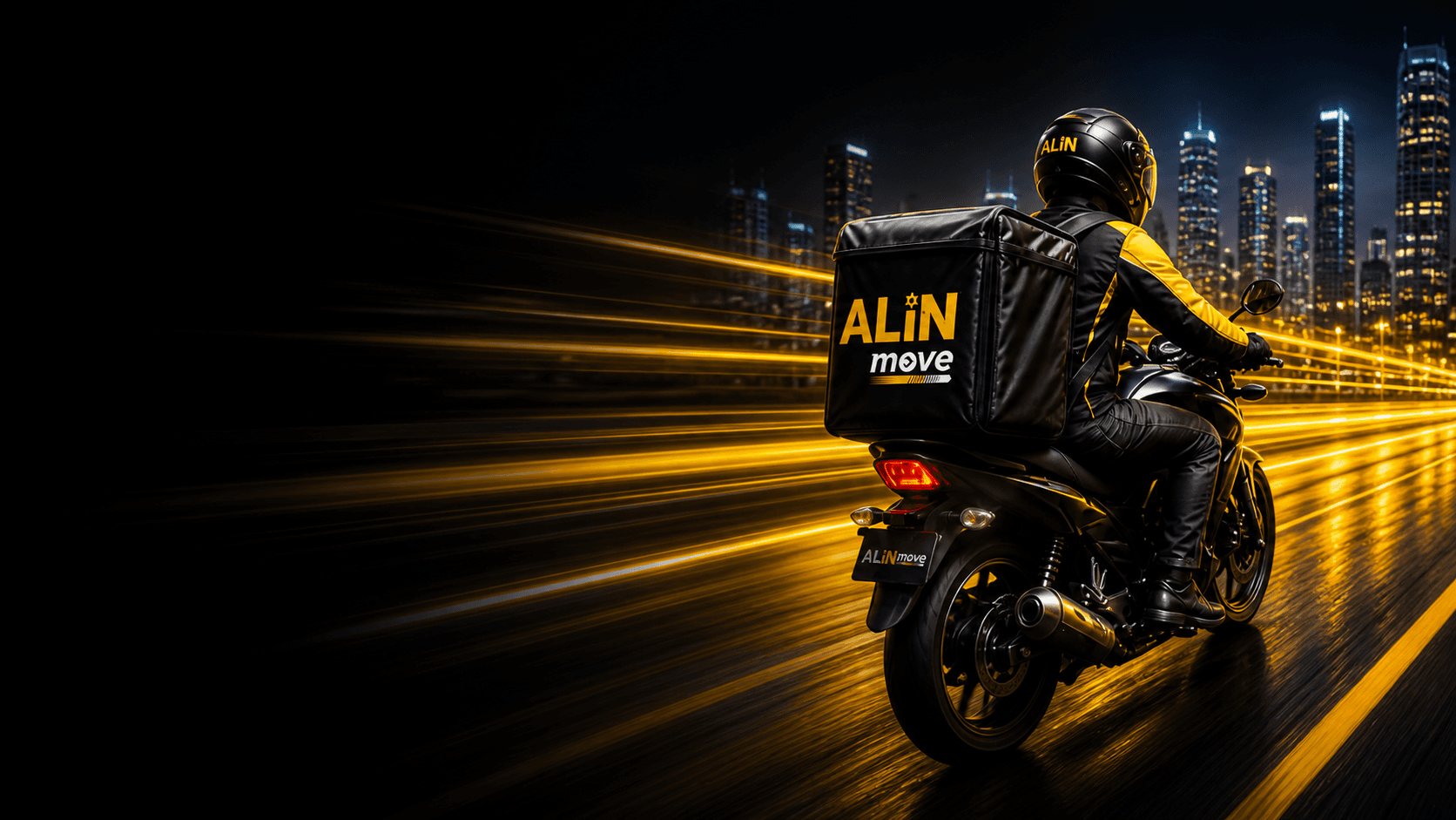 ALiN Move rider on delivery